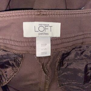 Ann Taylor Loft Petite’s 00 Brown Pants